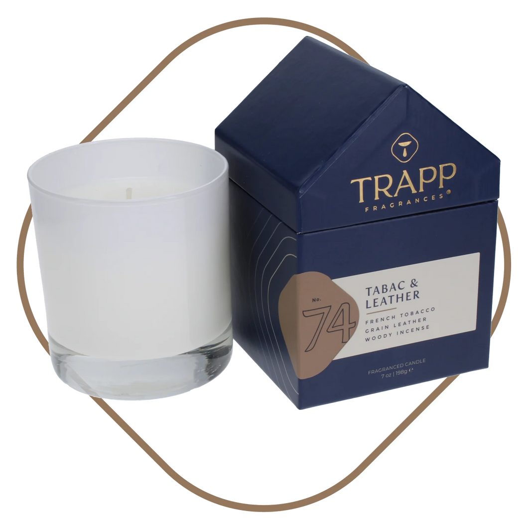 Tabac Leather Trapp Candle