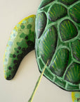 Recycled Metal Sea Turtle Wall Art