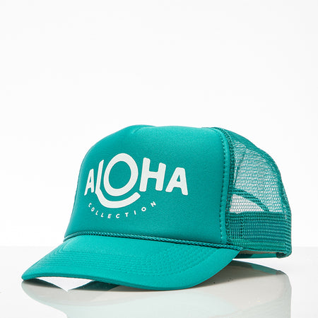 Aloha Trucker Hat : Teal
