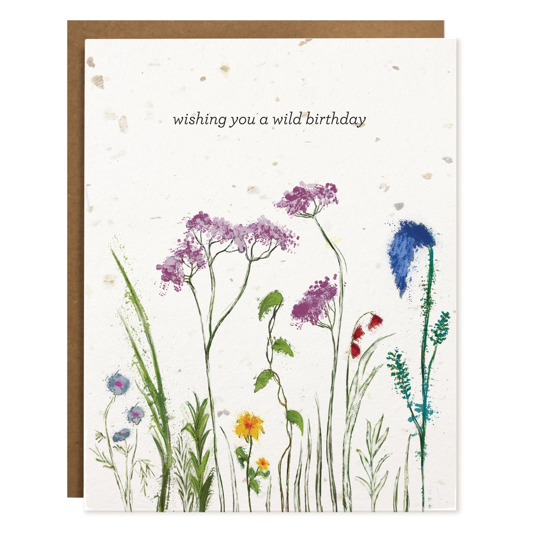 Wild Birthday | Plantable Card - The Card Bureau
