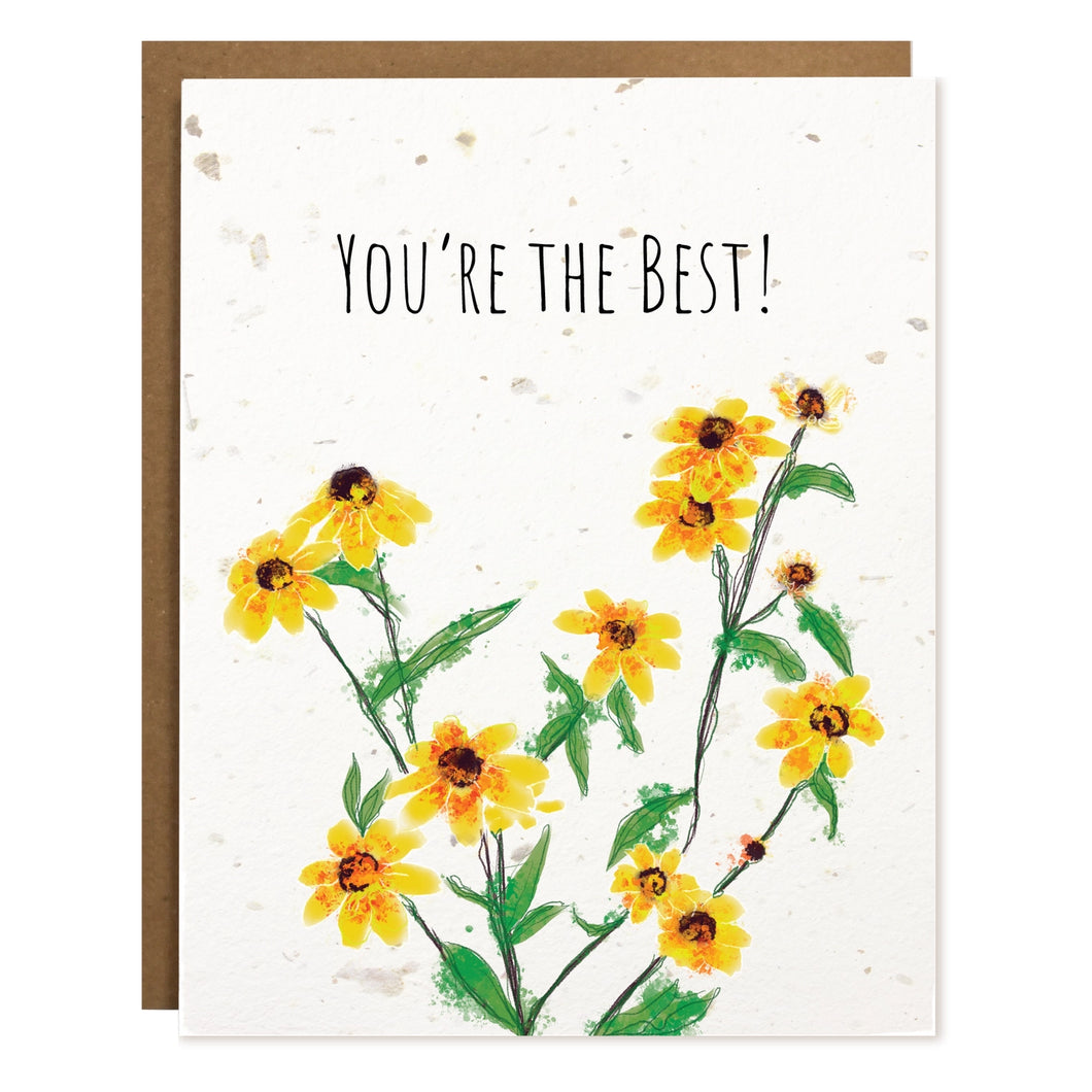 Youre the Best | Plantable Card - The Card Bureau