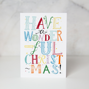 Have A Wonderful Christmas Card - Wunderkid