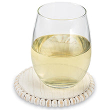 Load image into Gallery viewer, Beaded Wood Coaster Set - Mud Pie
