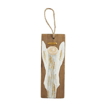 Load image into Gallery viewer, Gold Reclaimed Wood Ornament - Mud Pie
