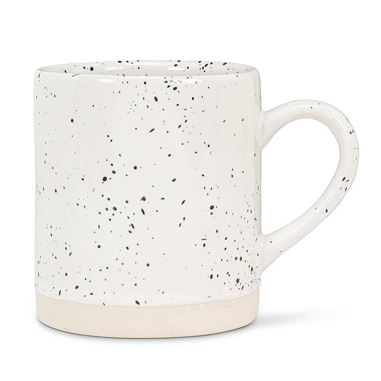 Speckled Ceramic Mug - White