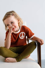 Load image into Gallery viewer, Peace Ringer Kids Graphic Tee
