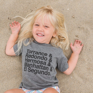 Beach Cities Lineup Toddler Tee - Esplanade Brand