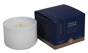 Tabac Leather Trapp Candle