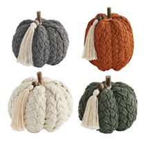 Load image into Gallery viewer, Braided Rope Pumpkin - Mud Pie
