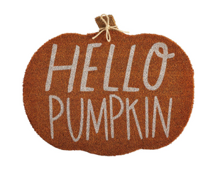 Hello Pumpkin Doormat - Mud Pie