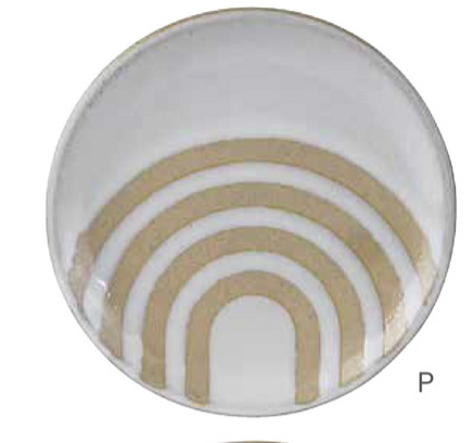 Rainbow Ceramic Trinket Tray Dish - HomArt