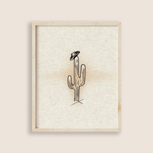 Load image into Gallery viewer, Lone Cactus Print - Madly Art
