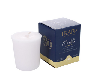 Vanilla Soft Musk Trapp Candle