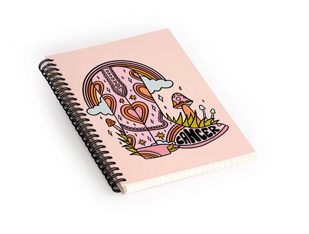 Zodiac Spiral Notebook - Deny Designs