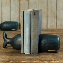 Load image into Gallery viewer, Cast Iron Whale Bookends - HomArt

