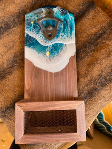 Wall Mounted Resin Bottle Opener - Seas The Day