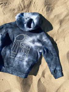 Wild As The Sea Youth Tie Dye Hoodie - Esplanade Brand