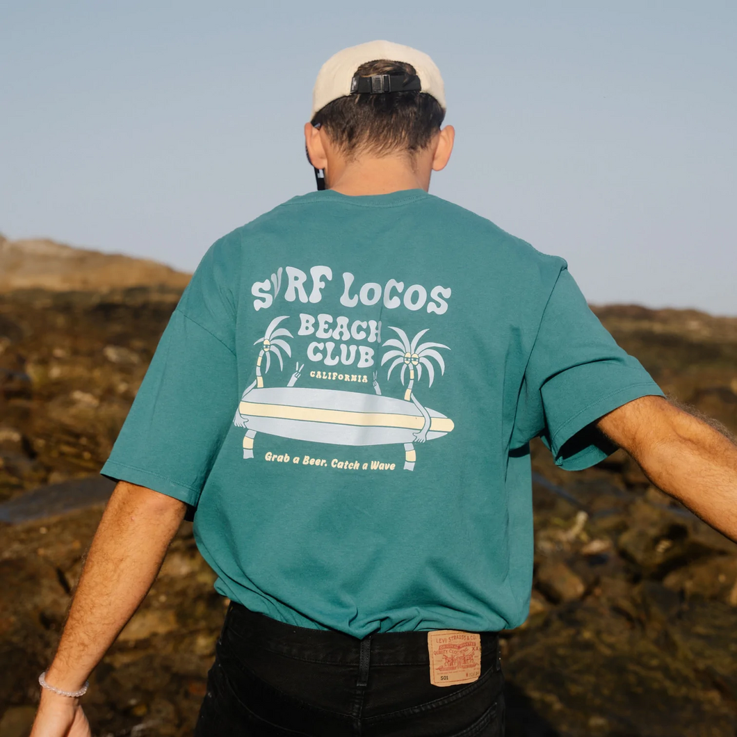 Beach Club Retro Tee - Surf Locos