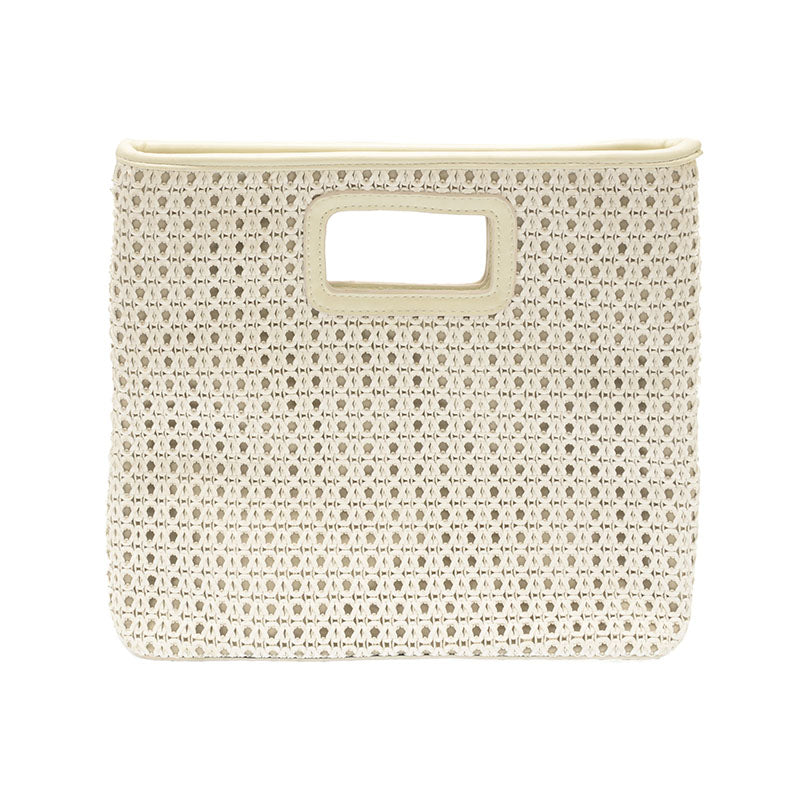 Rio Cane Cutout Handle Tote - Joy Susan Accessories